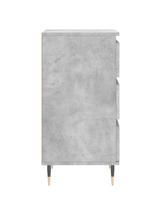 Příborník betonově šedý 40 x 35 x 70 cm kompozitní dřevo