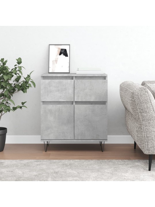 Příborník betonově šedý 60 x 35 x 70 cm kompozitní dřevo