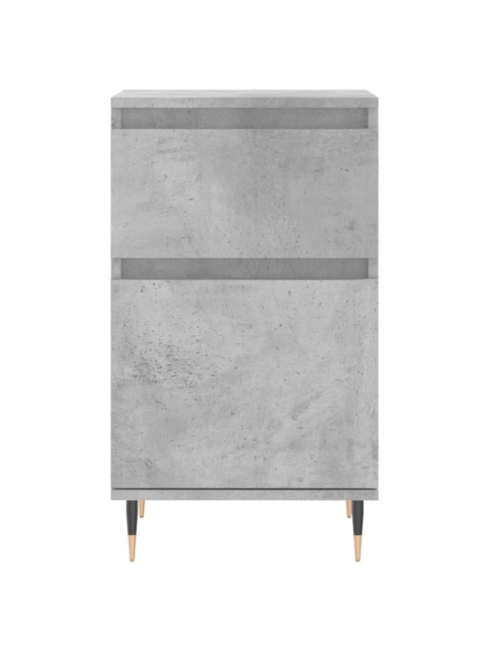 Příborníky 2 ks betonově šedé 40 x 35 x 70 cm kompozitní dřevo
