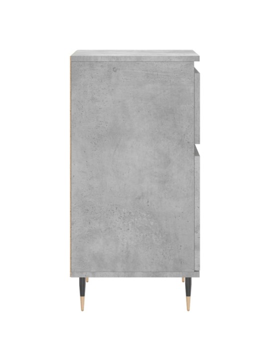 Příborníky 2 ks betonově šedé 40 x 35 x 70 cm kompozitní dřevo