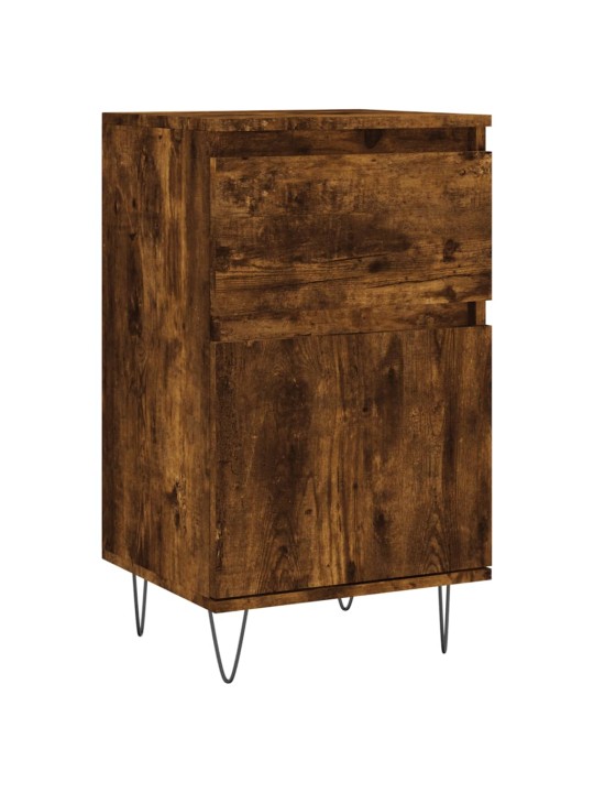 Příborníky 2 ks kouřový dub 40 x 35 x 70 cm kompozitní dřevo