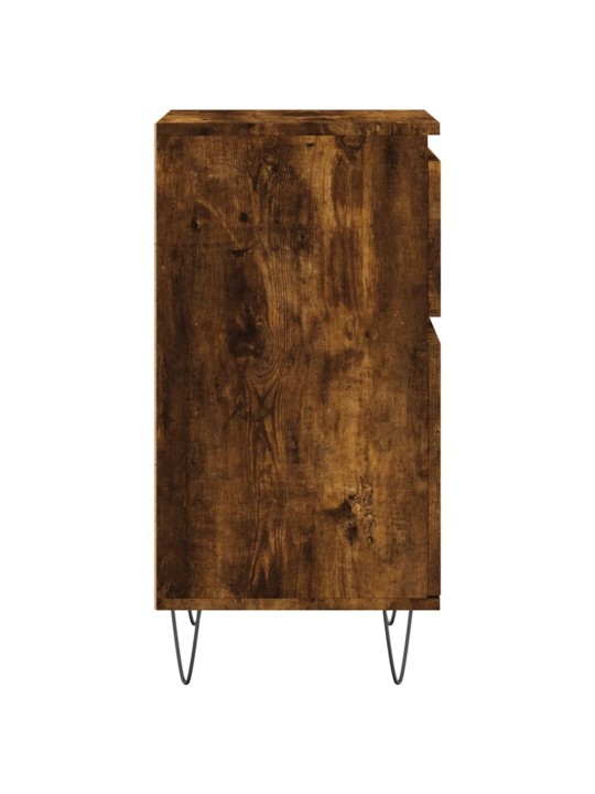 Příborníky 2 ks kouřový dub 40 x 35 x 70 cm kompozitní dřevo