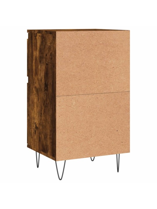 Příborníky 2 ks kouřový dub 40 x 35 x 70 cm kompozitní dřevo