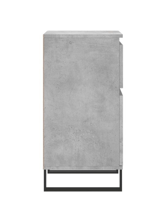 Příborníky 2 ks betonově šedé 40 x 35 x 70 cm kompozitní dřevo