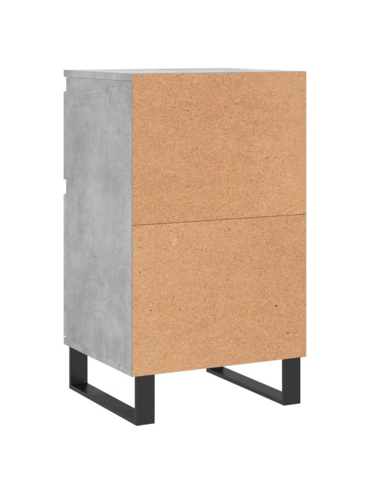 Příborníky 2 ks betonově šedé 40 x 35 x 70 cm kompozitní dřevo
