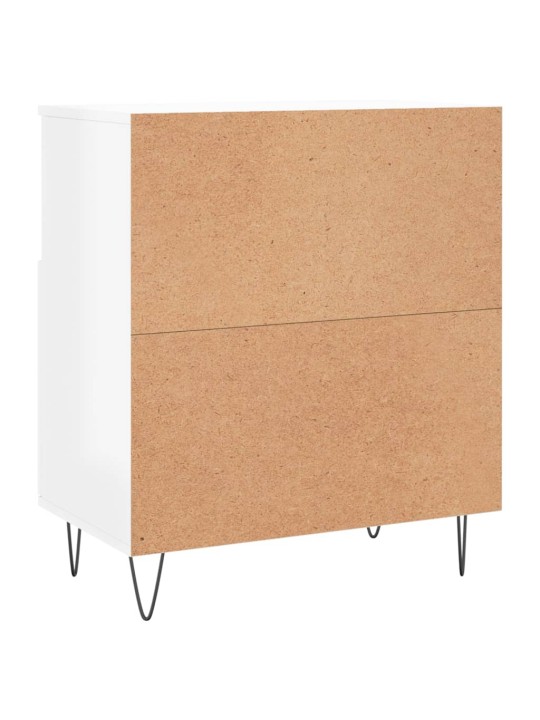 Příborník bílý s vysokým leskem 60x35x70 cm kompozitní dřevo