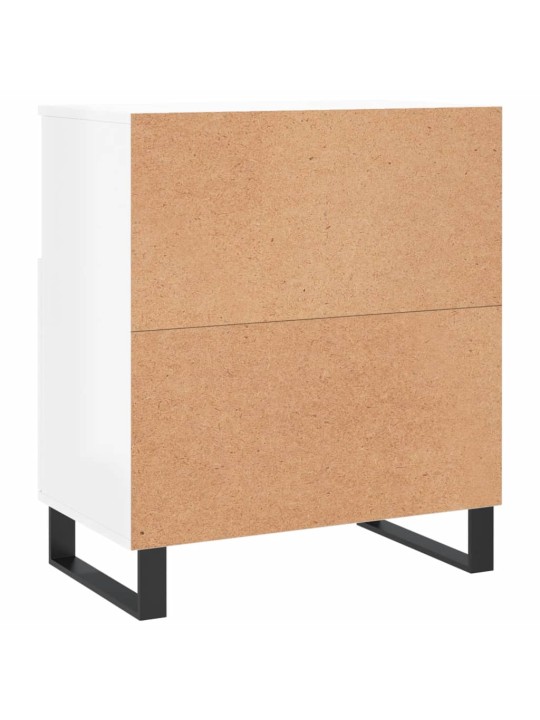 Příborník bílý s vysokým leskem 60x35x70 cm kompozitní dřevo