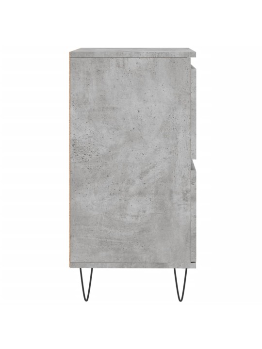 Příborník betonově šedý 60 x 35 x 70 cm kompozitní dřevo