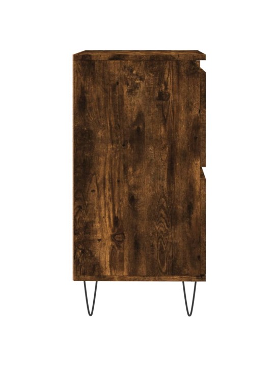 Příborník kouřový dub 60 x 35 x 70 cm kompozitní dřevo