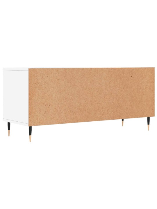 TV skříňka bílá 100 x 34,5 x 44,5 cm kompozitní dřevo
