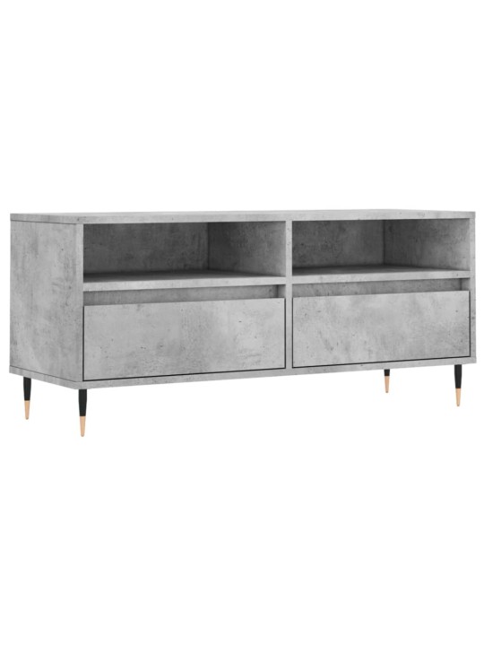 TV skříňka betonově šedá 100 x 34,5 x 44,5 cm kompozitní dřevo
