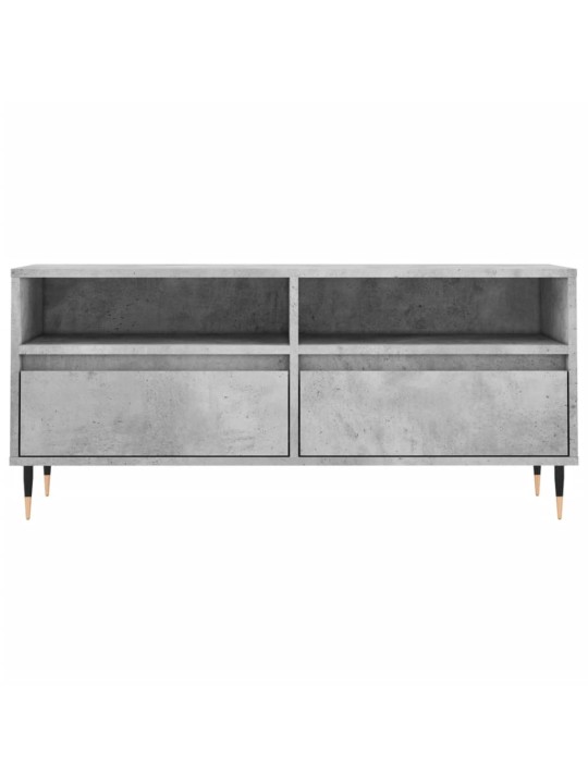 TV skříňka betonově šedá 100 x 34,5 x 44,5 cm kompozitní dřevo