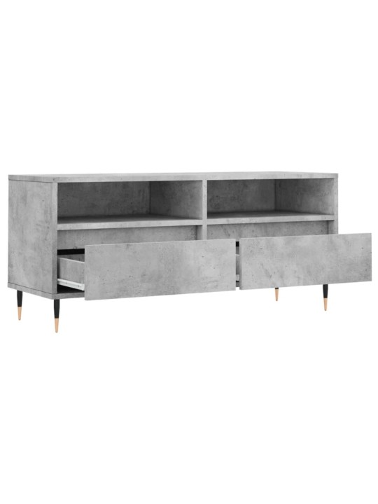 TV skříňka betonově šedá 100 x 34,5 x 44,5 cm kompozitní dřevo
