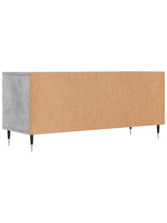 TV skříňka betonově šedá 100 x 34,5 x 44,5 cm kompozitní dřevo