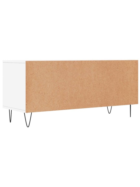 TV skříňka bílá 100 x 34,5 x 44,5 cm kompozitní dřevo