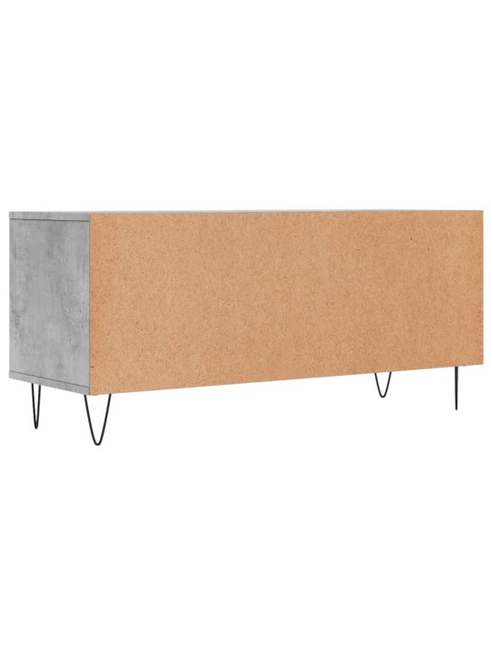 TV skříňka betonově šedá 100 x 34,5 x 44,5 cm kompozitní dřevo