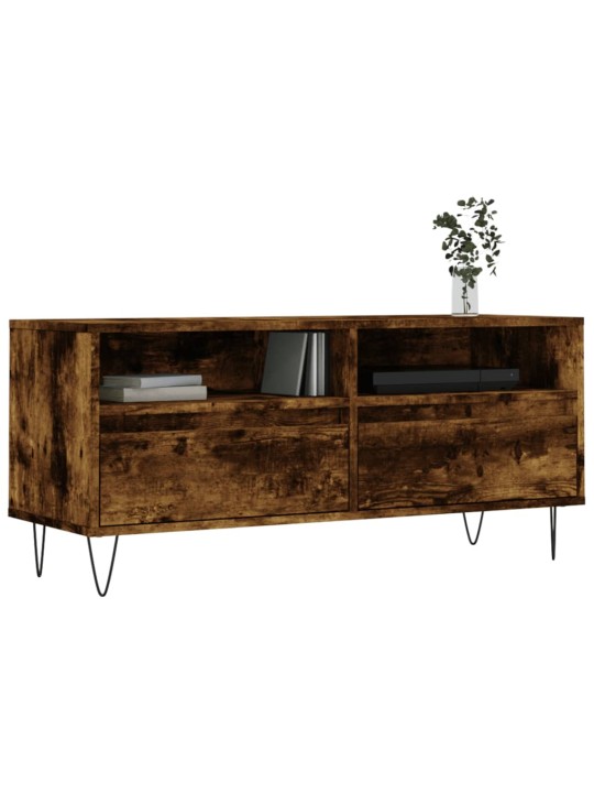 TV skříňka kouřový dub 100 x 34,5 x 44,5 cm kompozitní dřevo