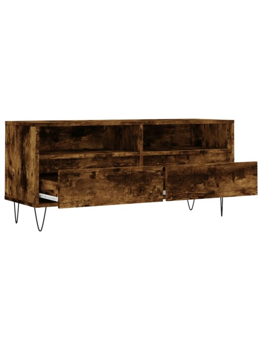 TV skříňka kouřový dub 100 x 34,5 x 44,5 cm kompozitní dřevo