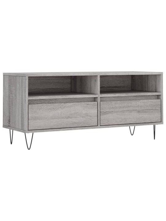 TV skříňka šedá sonoma 100 x 34,5 x 44,5 cm kompozitní dřevo