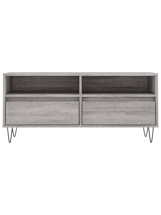 TV skříňka šedá sonoma 100 x 34,5 x 44,5 cm kompozitní dřevo