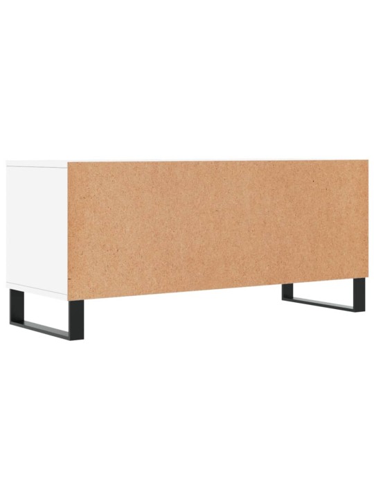 TV skříňka bílá 100 x 34,5 x 44,5 cm kompozitní dřevo