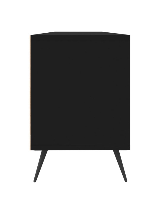 TV skříňka černá 150 x 30 x 44,5 cm kompozitní dřevo