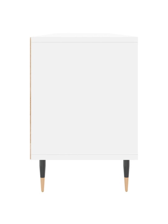 TV skříňka bílá 150 x 30 x 44,5 cm kompozitní dřevo