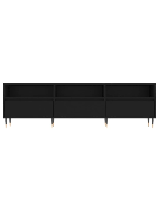 Tv skříňka černá 150 x 30 x 44,5 cm kompozitní dřevo