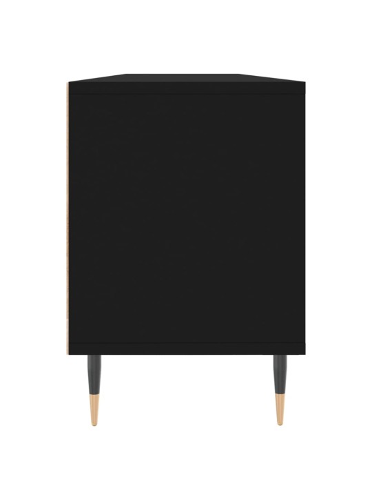 Tv skříňka černá 150 x 30 x 44,5 cm kompozitní dřevo