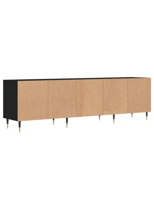 Tv skříňka černá 150 x 30 x 44,5 cm kompozitní dřevo