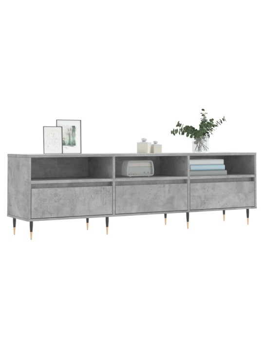 TV skříňka betonově šedá 150 x 30 x 44,5 cm kompozitní dřevo