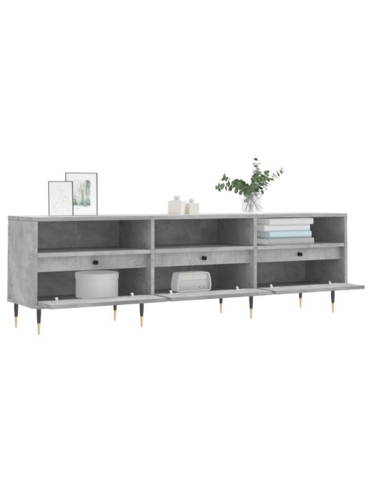TV skříňka betonově šedá 150 x 30 x 44,5 cm kompozitní dřevo