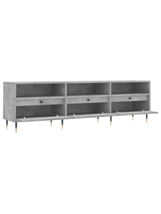 TV skříňka betonově šedá 150 x 30 x 44,5 cm kompozitní dřevo