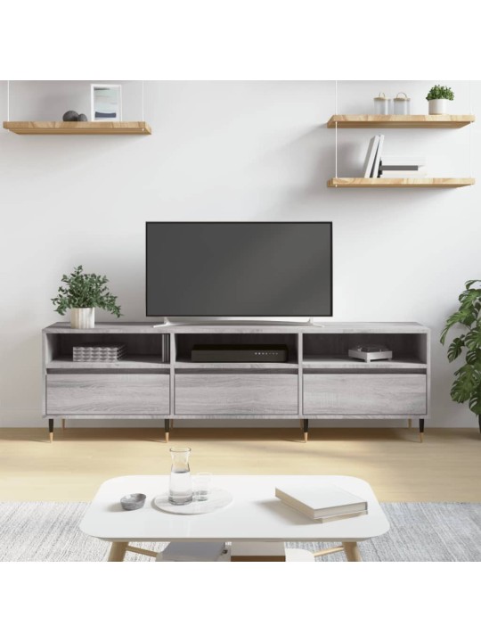TV skříňka šedá sonoma 150 x 30 x 44,5 cm kompozitní dřevo