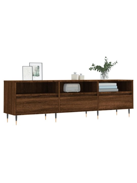 Tv skříňka hnědý dub 150 x 30 x 44,5 cm kompozitní dřevo