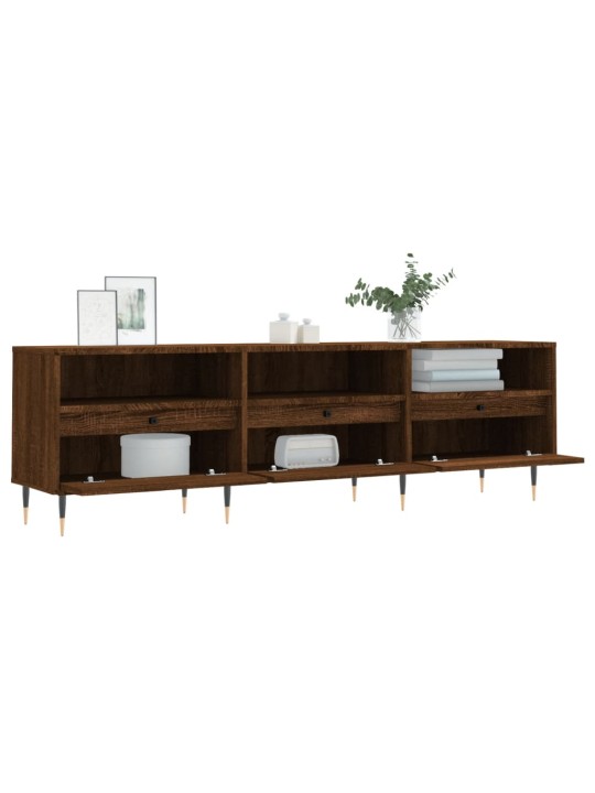 Tv skříňka hnědý dub 150 x 30 x 44,5 cm kompozitní dřevo