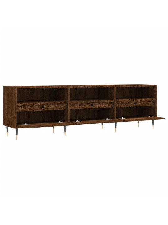 Tv skříňka hnědý dub 150 x 30 x 44,5 cm kompozitní dřevo