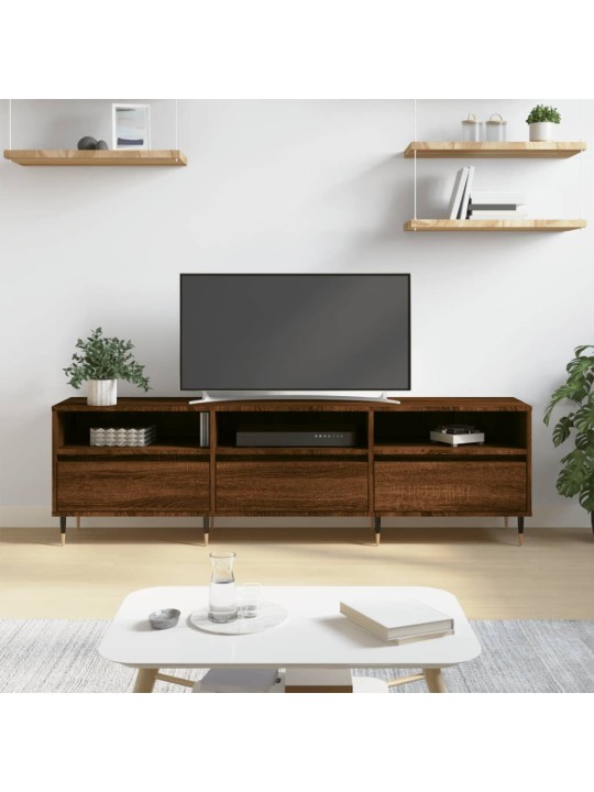 Tv skříňka hnědý dub 150 x 30 x 44,5 cm kompozitní dřevo