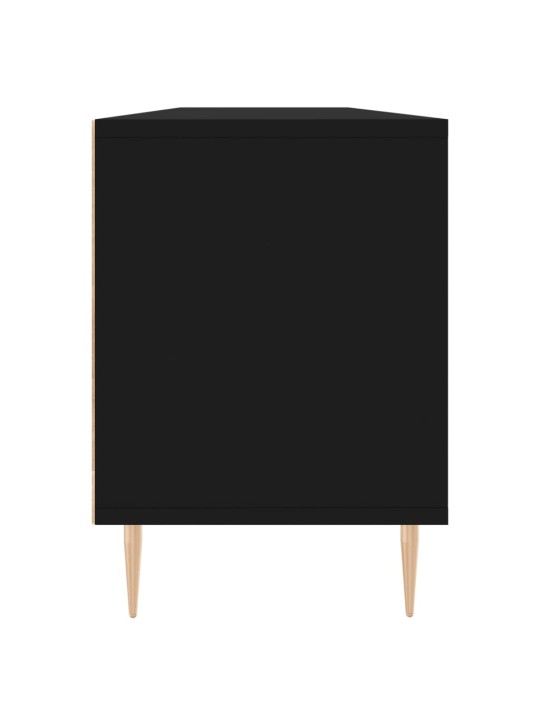 TV skříňka černá 150 x 30 x 44,5 cm kompozitní dřevo