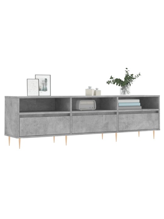 TV skříňka betonově šedá 150 x 30 x 44,5 cm kompozitní dřevo