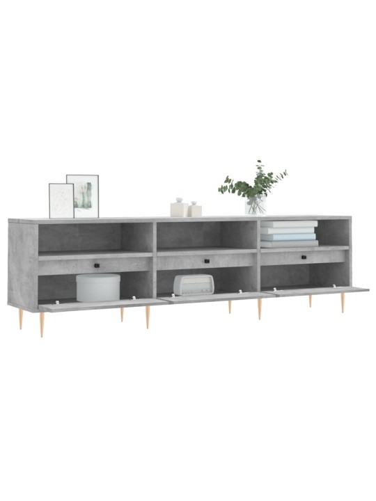TV skříňka betonově šedá 150 x 30 x 44,5 cm kompozitní dřevo