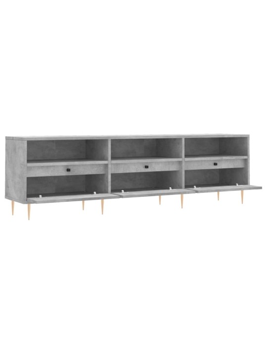 TV skříňka betonově šedá 150 x 30 x 44,5 cm kompozitní dřevo