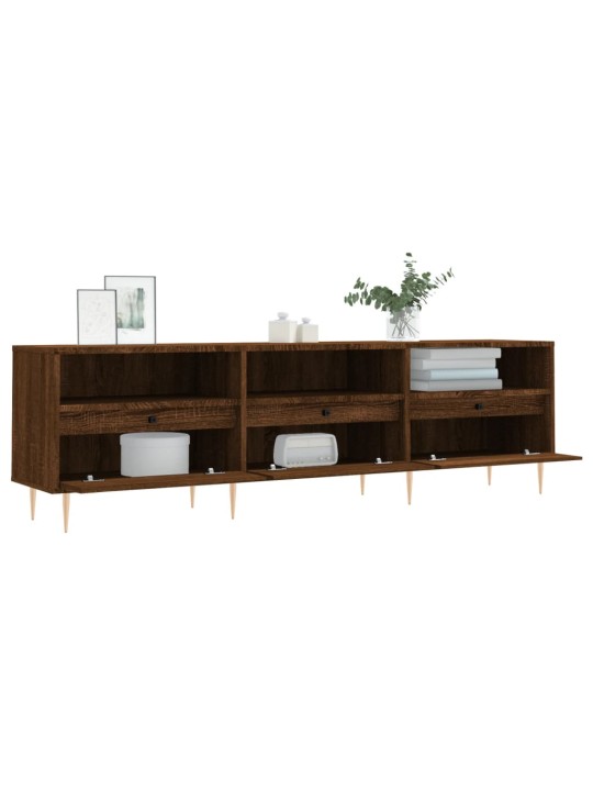 Tv skříňka hnědý dub 150 x 30 x 44,5 cm kompozitní dřevo