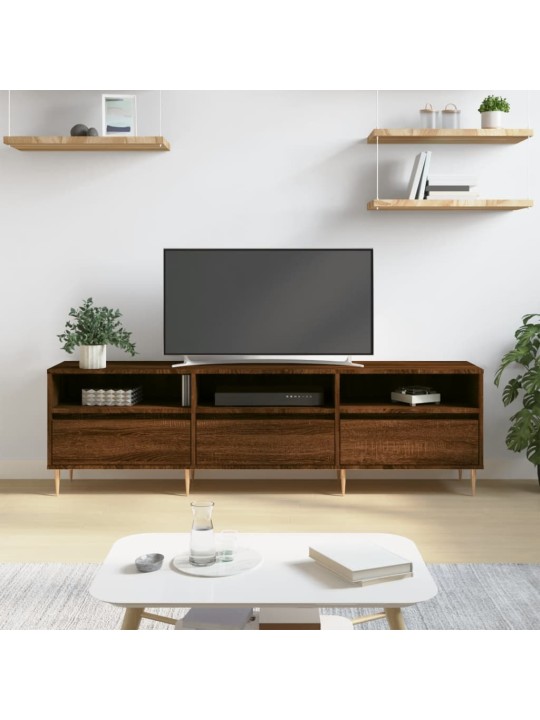 Tv skříňka hnědý dub 150 x 30 x 44,5 cm kompozitní dřevo