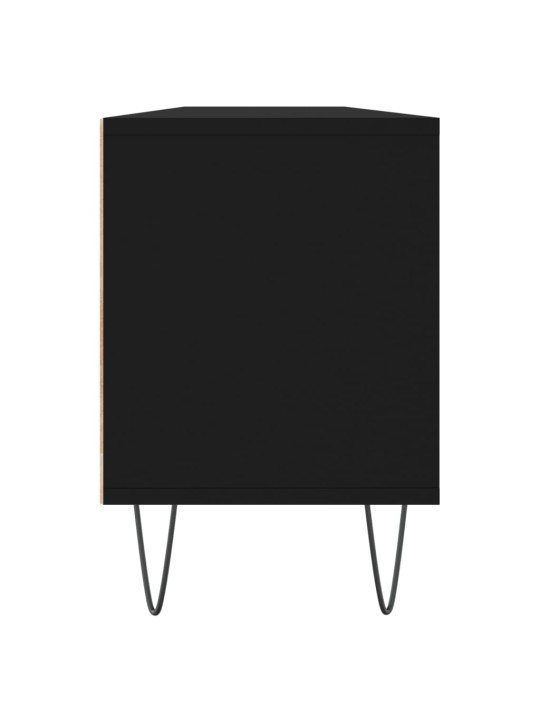 TV skříňka černá 150 x 30 x 44,5 cm kompozitní dřevo