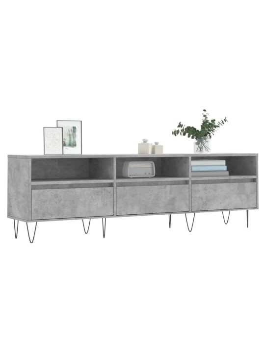 TV skříňka betonově šedá 150 x 30 x 44,5 cm kompozitní dřevo