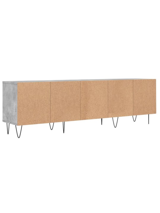 TV skříňka betonově šedá 150 x 30 x 44,5 cm kompozitní dřevo
