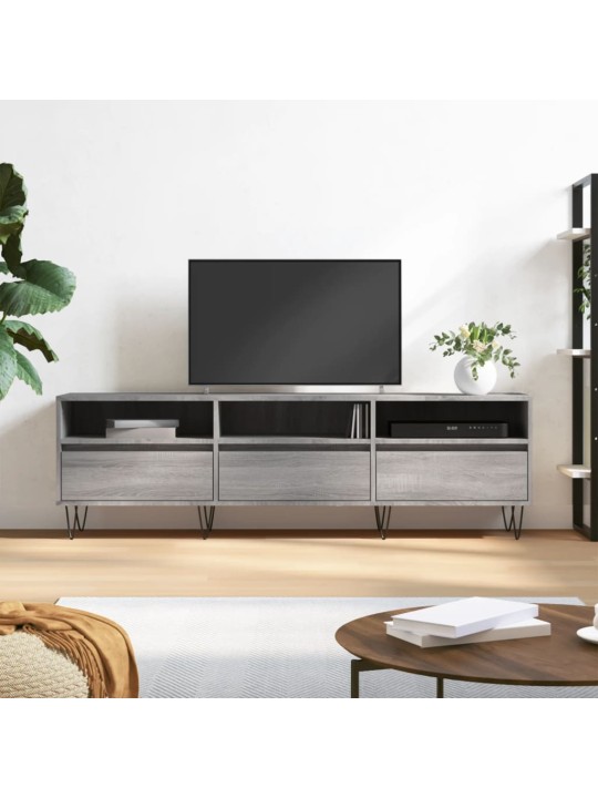 TV skříňka šedá sonoma 150 x 30 x 44,5 cm kompozitní dřevo