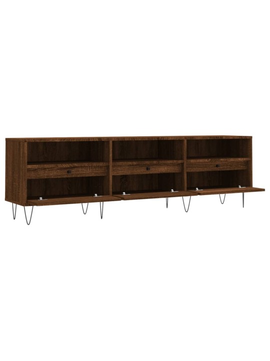 Tv skříňka hnědý dub 150 x 30 x 44,5 cm kompozitní dřevo
