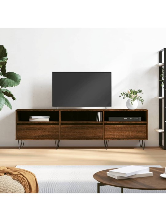 Tv skříňka hnědý dub 150 x 30 x 44,5 cm kompozitní dřevo